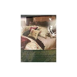 Vintage Ralph Lauren Grosvenor Floral King Bedskirt NEW  in Package USA